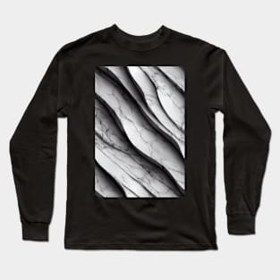 Luxurious White Marble Stone Pattern #8 Long Sleeve T-Shirt